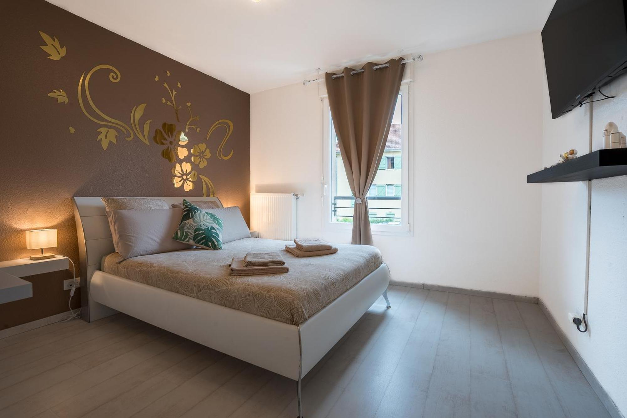 Spacieux - 4 Pers' - Balcon - 2 Lits - Parking Вуаппи Экстерьер фото