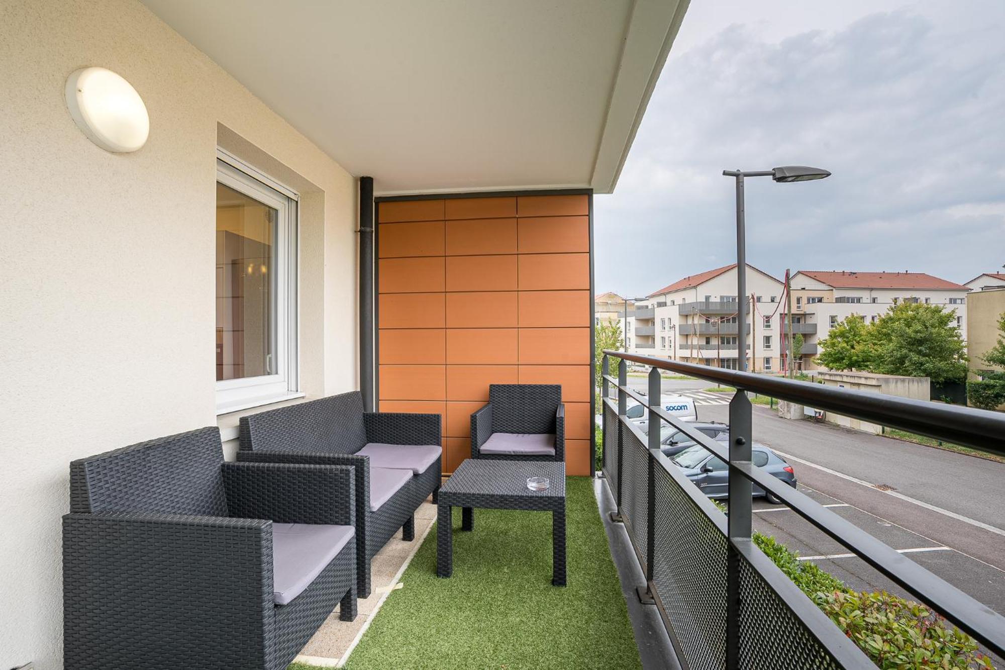 Spacieux - 4 Pers' - Balcon - 2 Lits - Parking Вуаппи Экстерьер фото
